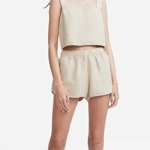 mate the label | linen shorts